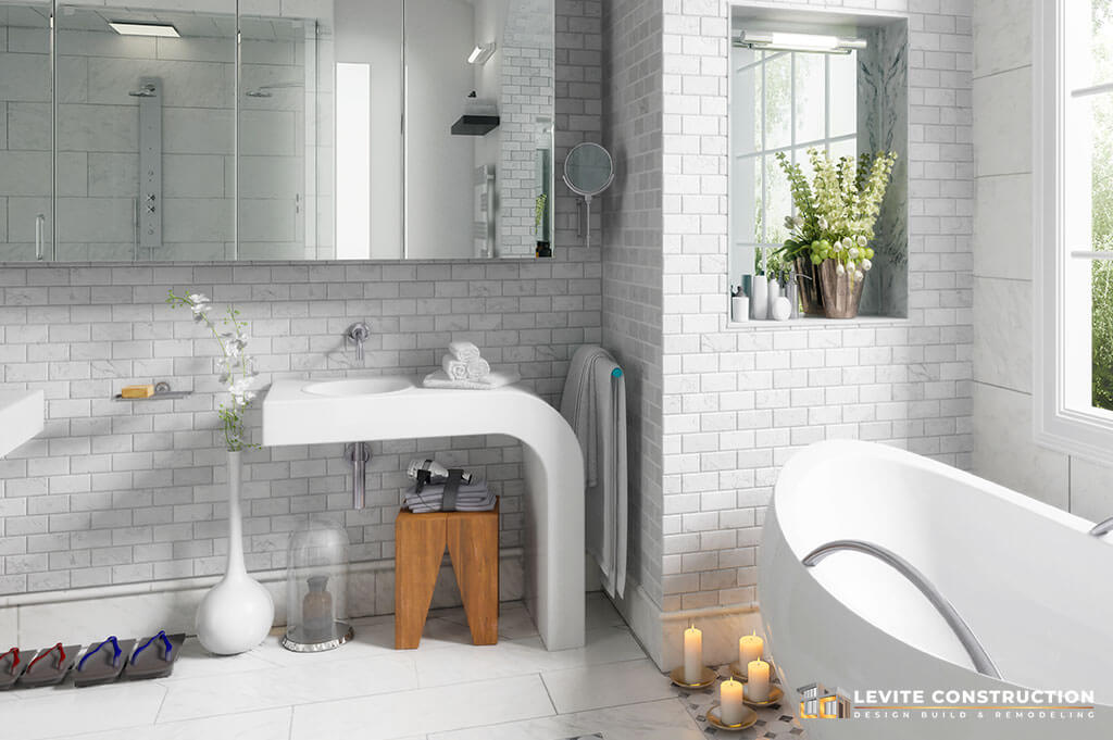 Levite Construction Bathroom Remodeling Project in Mercer Island