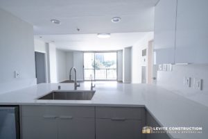 Levite Construction Co - High Rise Bellevue Condo Complete Remodeling